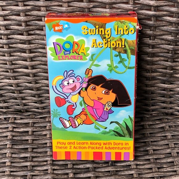 Dora the Explorer Swing Into Action VHS Tape Nick JR 2001 - Picture 1 of 7